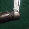 IMPERIAL 2 BLADE FOLDING POCKET KNIFE WITH BROWN PLASTIC HANDLES IRELAND - Image 2