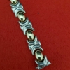 Sterling Silver 925 two-tone elite bracelet Made in Italy