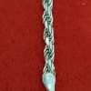 Sterling Silver 925 su rope signed bracelet made in Italy