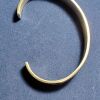 OLD PAWN NAVAJO SIGNED LOMER STERLING SILVER HAND STAMPED CUFF BRACELET - Image 6