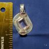 Vintage Sterling Silver Pink Kunzite Gemstone Pendant Necklace - Image 5