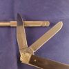 Vintage STEEL WARRIOR 2 blade pocket knife 440 stainless withe black handle - Image 8