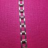 Vintage Signed TAXCO 925 Sterling Silver  Square Chain Link 