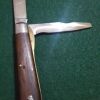 vintage UTICA cutlery co 2 blade pocket knife wooden handle USA - Image 6
