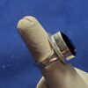 Vintage Transparent Purple Sterling Silver Women Ring - Image 2