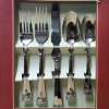 ONEIDA ACROPOLIS 50pc 18/0 Stainless Steel Service for 8 .