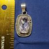Vintage Sterling Silver Pink Kunzite Gemstone Pendant Necklace - Image 6