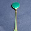 David Andersen Norway Spoon Gold Over Sterling Silver Enamel Guilloche - Image 2