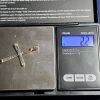 Vintage sterling silver cross with marcasite in the center and with surrounding - Image 10
