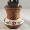Vintage PACTON Table Lighter, from Japan with hand painting of flowers