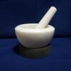 Chef'n Mortar and Pestle Marble/Anthracite Silicone