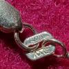 Vintage Sterling Silver Necklace 925 Pendant Mexico Blue Stone - Image 5