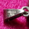 Vintage Israel 925 Sterling Silver Pendant With Green Stone - Image 4