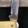 Vintage Kent N.Y. City USA 2 Blade Folding Pocket Knife Yellow Handle - Image 8