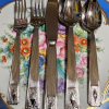 Argent Orfevres Cabriole Art Deco 5-Piece 18/10 Stainless Flatware Place Setting - Image 3