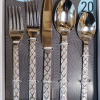 TOWLE LIVING JEWEL 20pc flatware set forged stainless steel service for 4. NEW.