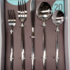 Towle Living Forged Shea 20 Pc Flatware Set Serving for four
