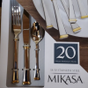 MIKASA GOLD ACCENT HARMONY 20 pieces 18/10 stainless steel serving for four.