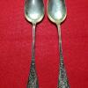 Vintage 'Castacma' 800 sterling silver two pc tea spoon