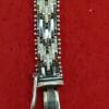 vintage sterling silver 925 two tone MILOR  Heavy Chevron Riccio bracelet ITALY - Image 3