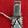vintage sterling silver 925 two tone MILOR  Heavy Chevron Riccio bracelet ITALY - Image 4