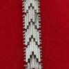 vintage sterling silver 925 two tone MILOR  Heavy Chevron Riccio bracelet ITALY - Image 5