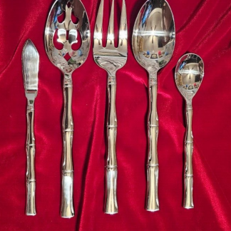 Cambridge Mambosa 5pc serving mirror 18/10 Stainless China Silverware Flatware