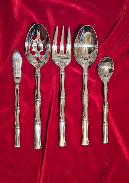 Cambridge Mambosa 5pc serving mirror 18/10 Stainless China Silverware Flatware