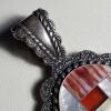 Carolyn Pollack Relias Sterling Silver Multi-stone Inlay Pendant - Image 2