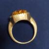 Whitney Kelly WK 925 Sterling Silver Floral Carved Tiger EYE Statement Ring - Image 4