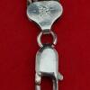 vintage sterling silver 925 two tone MILOR  Heavy Chevron Riccio bracelet ITALY - Image 3