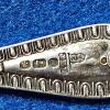 Antique 1890 England sterling silver JEB  ( John Edward Bingham ) Salt spoon - Image 6