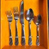Gourmet basics CIARA FROST 20 pc flatware set serving for 4. - Image 2