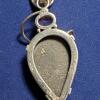 Vintage Sterling Silver Necklace Pendant with Amethyst - Image 4