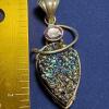 Vintage Sterling Silver Necklace Pendant with Amethyst - Image 7