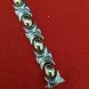 vintage sterling silver 925 two tone elite bracelet made in Italy - Image 3