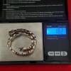 vintage sterling silver 925 two tone elite bracelet made in Italy - Image 8