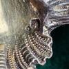 Old/ Vintage 916 Sterling Silver Salt spoon with twisted handle and eagle. - Image 8
