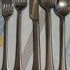 GRATE & BARREL CAMBRIDGE ADDISON SATIN 5 pc flatware set. - Image 3