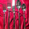 WEST ELM SCULPTED METAL 20 pc flatware set
