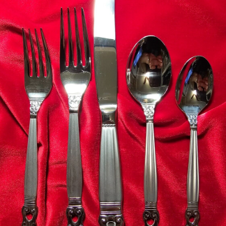 WAITZ frost 5 pc 18/10 flatware set