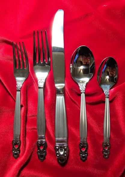 WAITZ frost 5 pc 18/10 flatware set